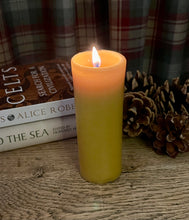 Load image into Gallery viewer, Beeswax Slim Rustic Pillar Candle 14.5x4.5cm