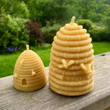 Load image into Gallery viewer, Bee Hive-Skep Beeswax Candle