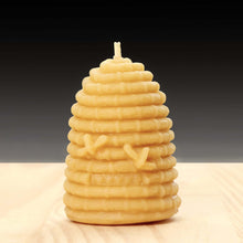 Load image into Gallery viewer, Bee Hive-Skep Beeswax Candle