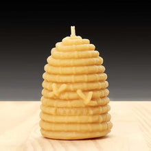 Load image into Gallery viewer, Celtic Beeswax Candles, Bee Skep Candle