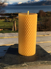 Load image into Gallery viewer, Celtic Beeswax Candles, Honeycomb Candle