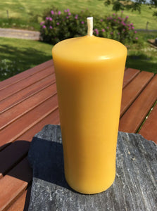 Celtic Beeswax Candles - Smooth pillar candle 