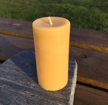 Load image into Gallery viewer, Celtic Beeswax Candles Slim Rustic 4.5x9cm