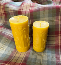 Load image into Gallery viewer, Celtic Beeswax Christmas  Deer Candles
