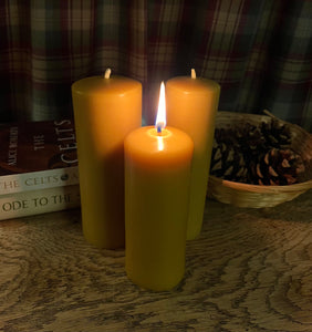 Beeswax Classic Pillar Candle 13.5x5cm