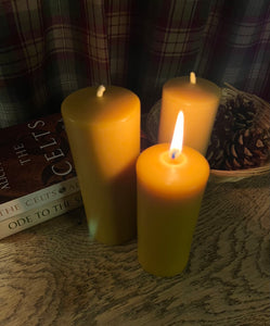 Beeswax Classic Pillar Candle Collection