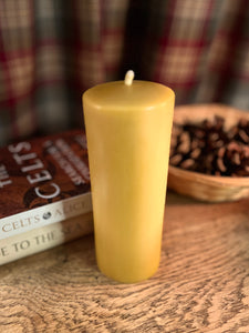 Beeswax Classic Pillar Candle  16.5x6cm