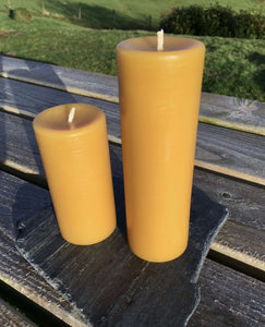 Celtic Beeswax Slim Rustic 4.5cm Candles