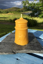 Load image into Gallery viewer, Fishermans Lighthouse Beeswax Candle
