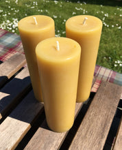 Load image into Gallery viewer, Beeswax Slim Rustic Pillar Candle  14.5x4.5cm
