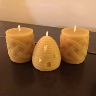 Celtic Beeswax Candles, Candle Collection