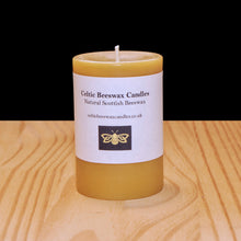 Load image into Gallery viewer, Celtic Beeswax Candles, Pillar Candle
