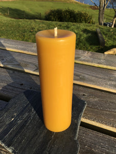 Celtic Beeswax Candles, Slim Pillar Candle