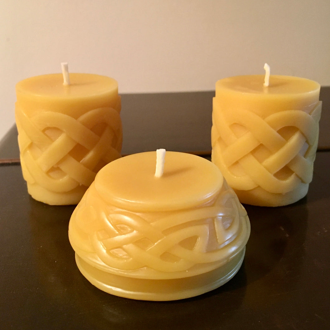 Celtic Beeswax Candles,