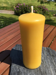 Celtic Beeswax Candles - Smooth pillar candle 