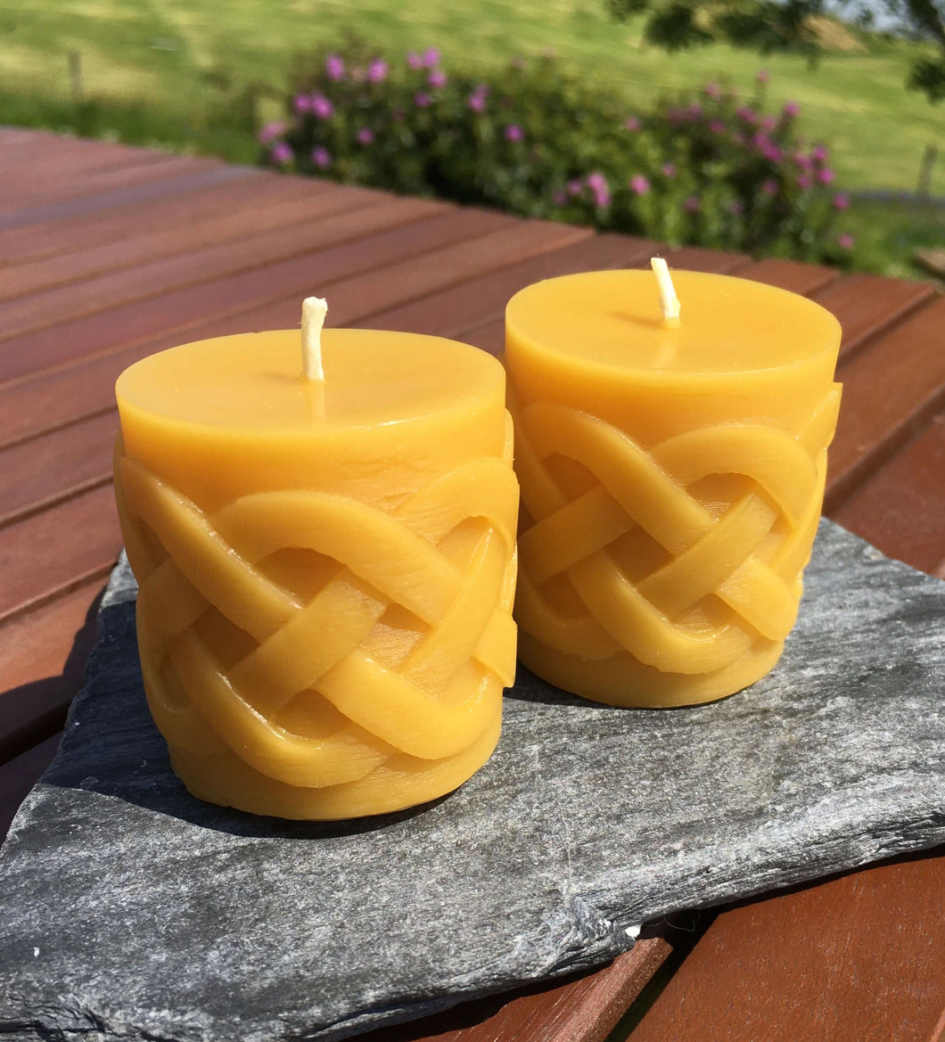 Celtic Beeswax Candles