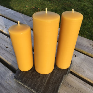 Celtic Beeswax Candles, Pillar Candles